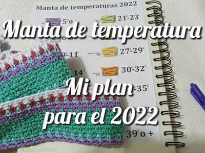 Manta de temperatura a crochet | Mi plan para el 2022 para no morir en el intento | Punto Musgo