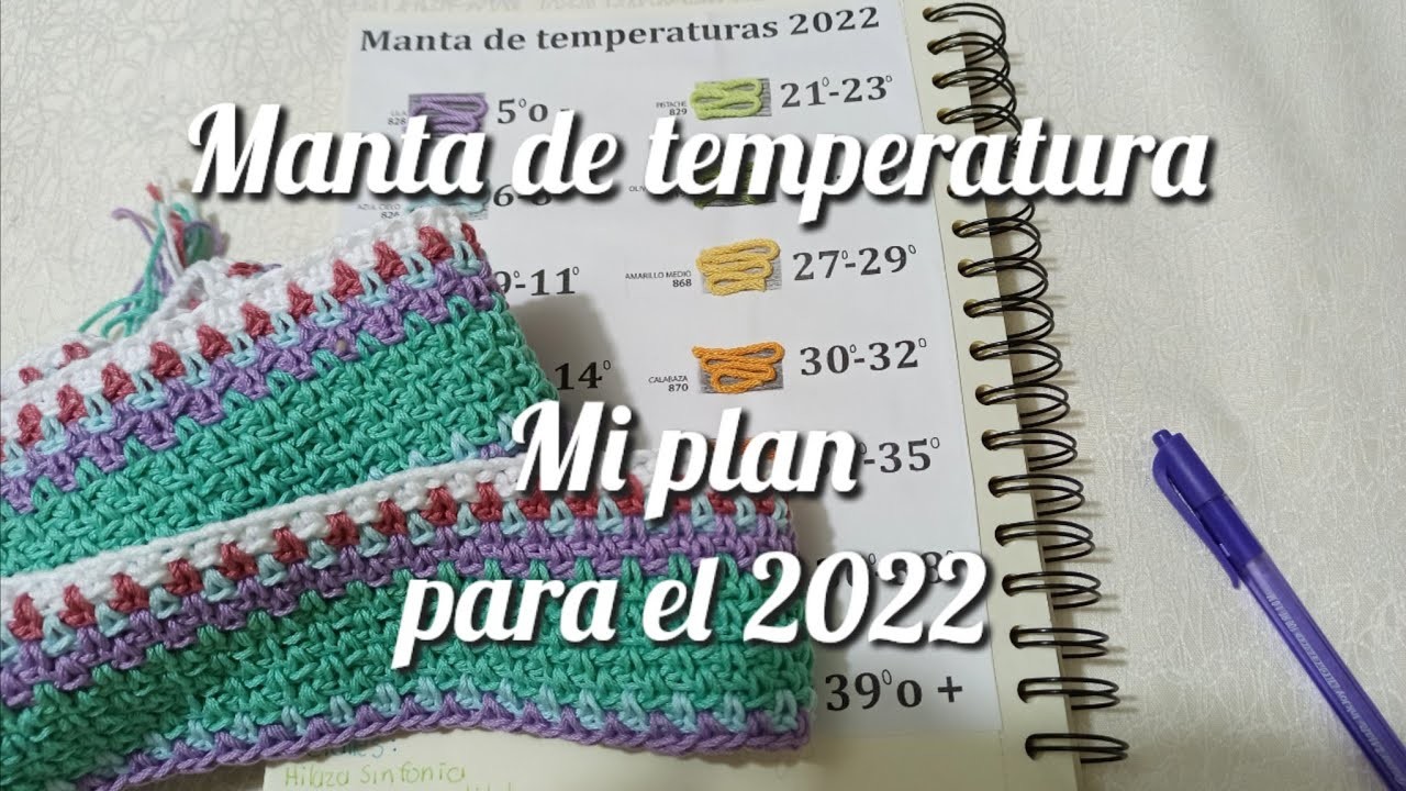 Manta de temperatura a crochet | Mi plan para el 2022 para no morir en el intento | Punto Musgo