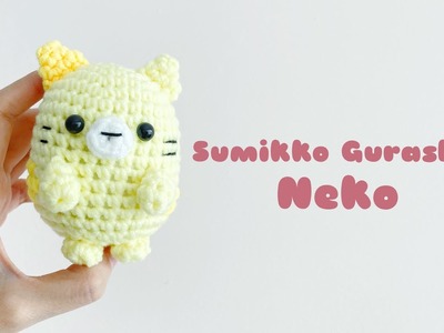 Sumikko Gurashi : Neko Amigurumi Crochet Tutorial | Step By Step | FREE PATTERN | (2.6)