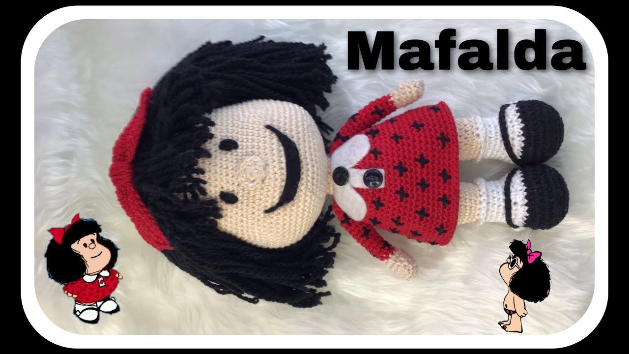 TUTORIAL | Mafalda Amigurumi |Parte 2 (SUBS????????????????)#crochet #mafaldatejida #mafaldapasoapaso