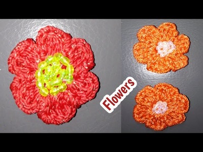 Crochet flower Tutorial || Cara merajut Bunga