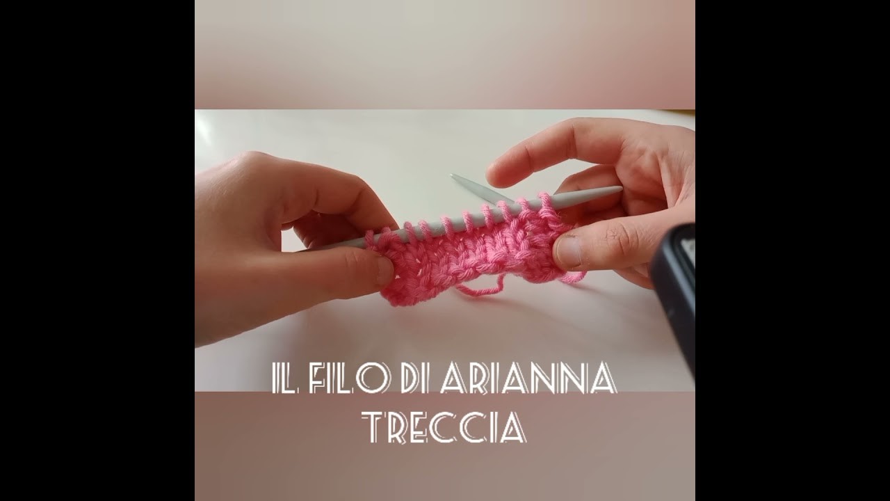 Maglia ai ferri - Treccia in meno di 10 minuti