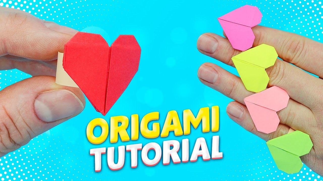 Anelli di carta cuore fai da te | Origami tutorial | DIY Paper craft