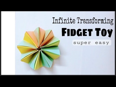 Diy Fidget Toy | Viral TikTok Fidget Toy | Easiest Paper Toy #origami #papercrafts #fidgettoy