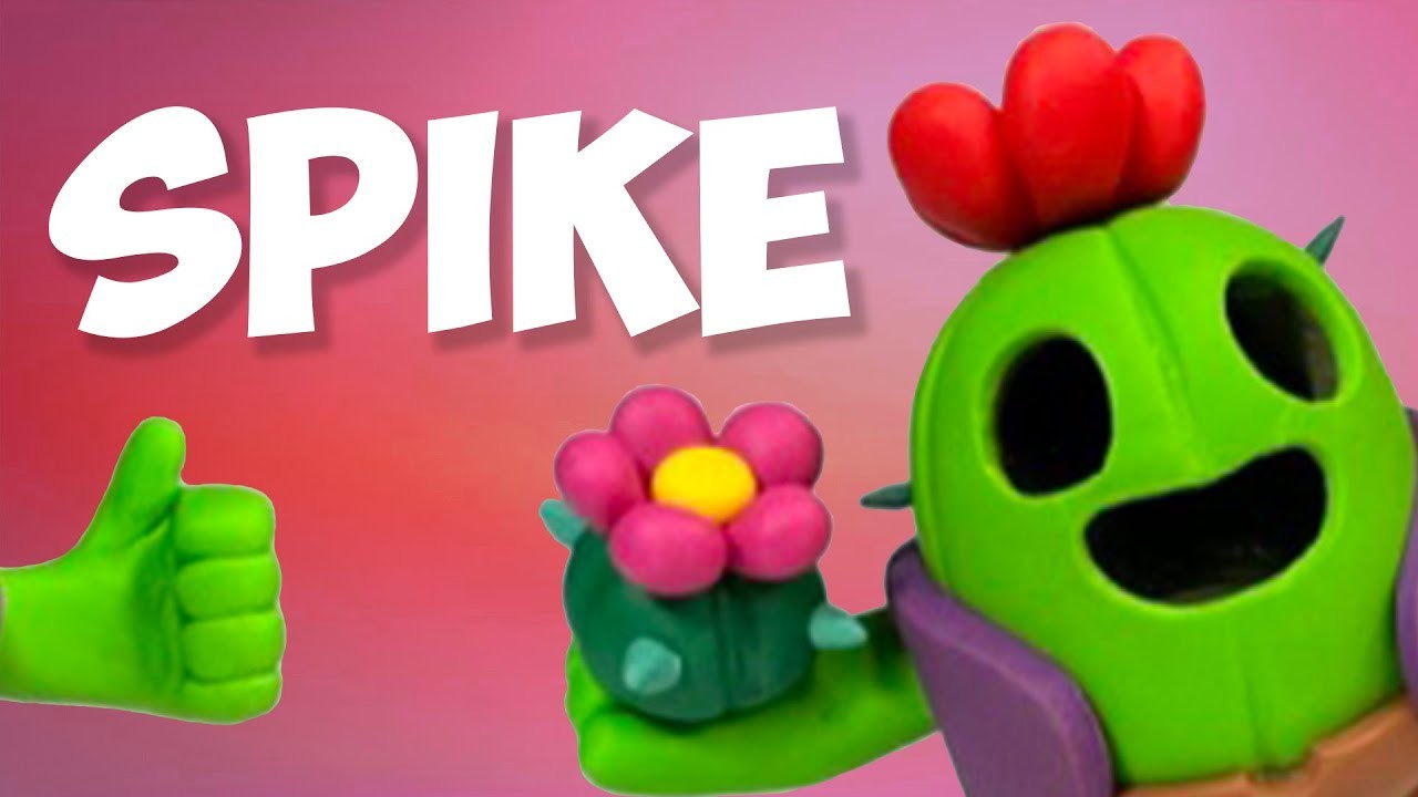 Making Spike from BRAWL STARS with polymer clay. Tutorial. Fimo