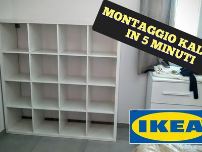 MONTAGGIO SCAFFALE KALLAX IN 5 MINUTI | IKEA ASSEMBLY