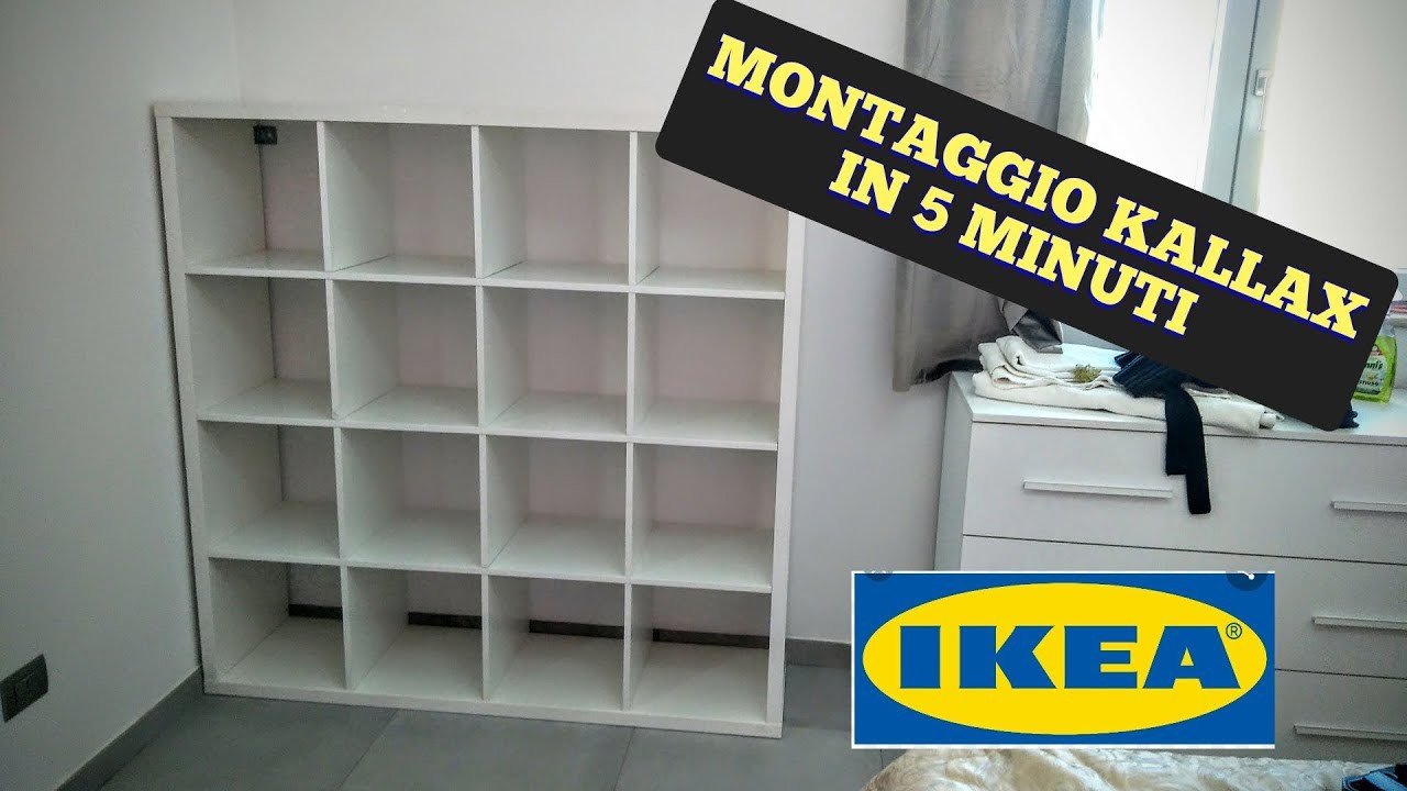 MONTAGGIO SCAFFALE KALLAX IN 5 MINUTI | IKEA ASSEMBLY