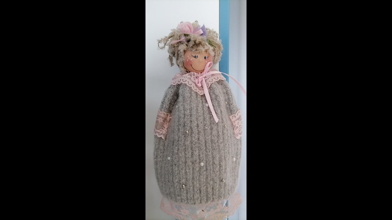 Come creare una bambola da un cappellino di lana #ROSYFIGURA