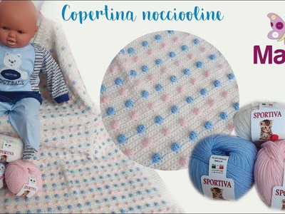 Copertina Noccioline all'uncinetto | Baby crochet