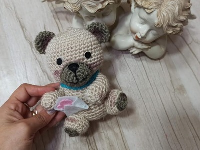 Amigurumi orsetto orso Teddy San Valentino thun  oso bear
