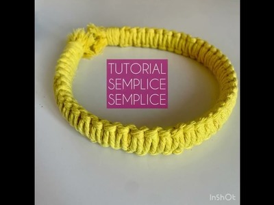 Cerchietto Macramè • Tutorial Semplice Semplice!