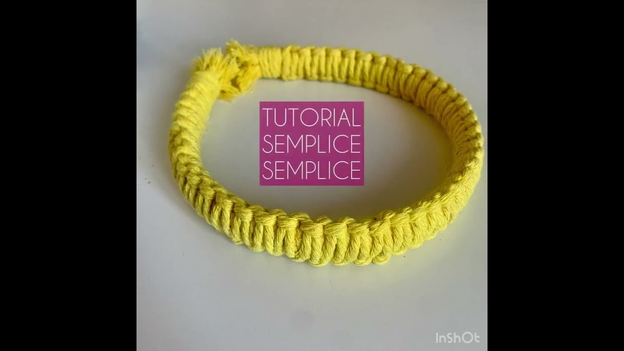 Cerchietto Macramè • Tutorial Semplice Semplice!