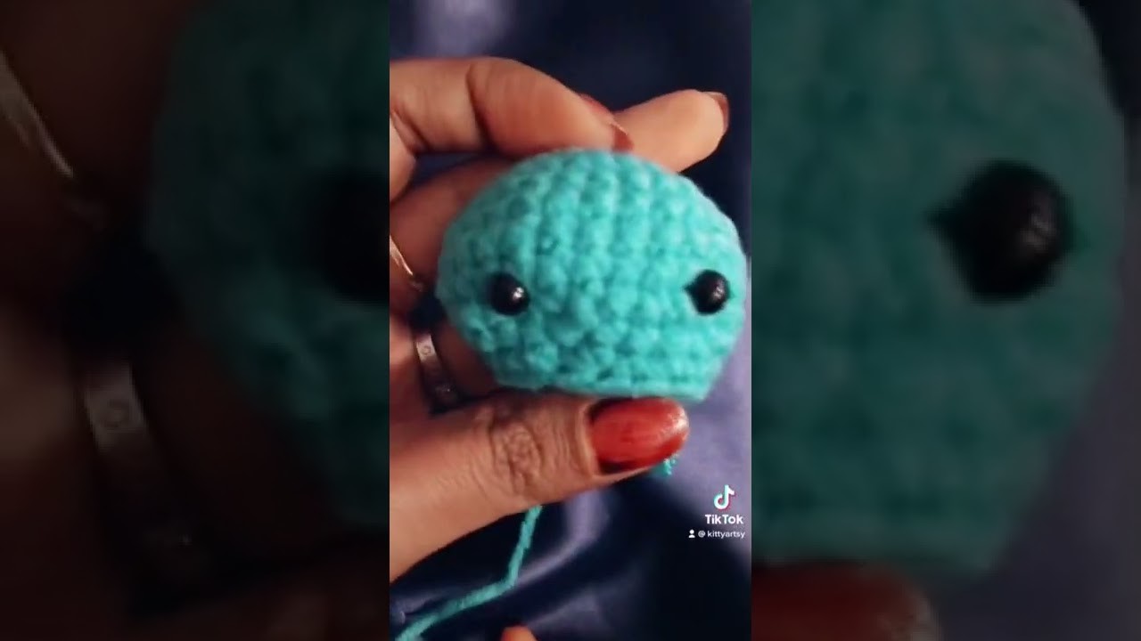 Crochet mini octopus #tiktok #amigurumi