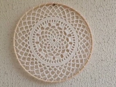 Mandala de crochê #crochet #crochê