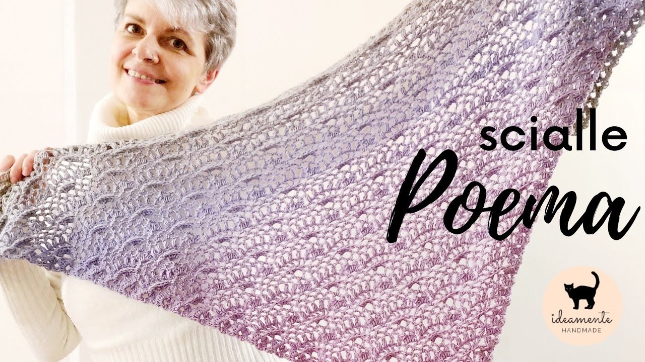 ???? Scialle POEMA - crochet shawl ????