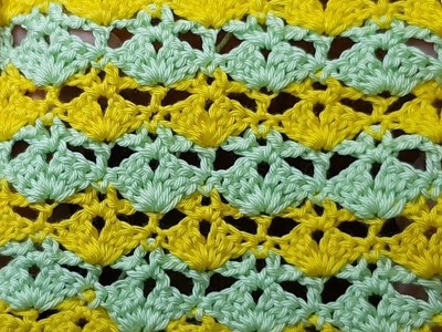 Узор крючком. Crochet pattern. Tejer punto gancho #handmade #knitting #crochet #croche
