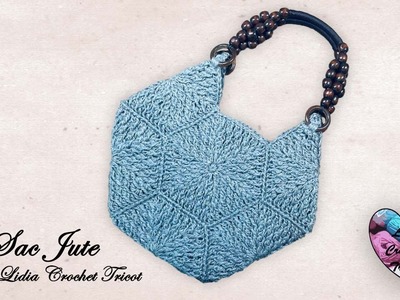 Sac "Jute" Crochet facile! "Lidia Crochet Tricot"