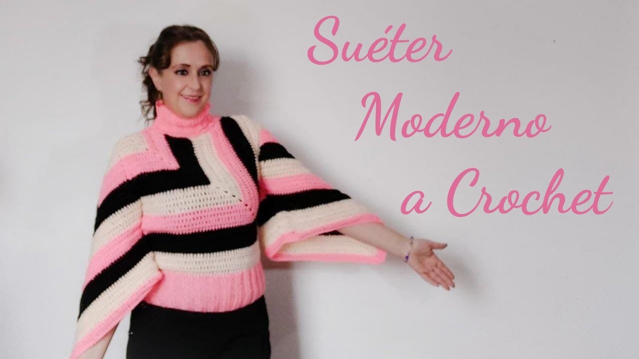 Suéter Moderno a Crochet