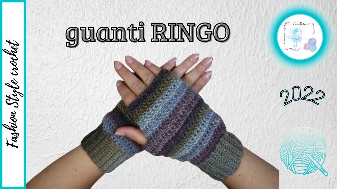 TUTORIAL: guanti RINGO #uncinetto #guanticrochet #uncinettochepassione #handmade #fatabata