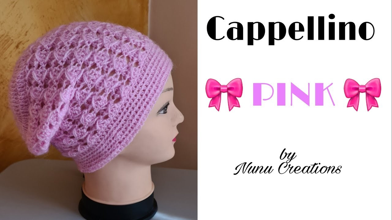 #cappellino#nunucreations# * CAPPELLINO PINK *