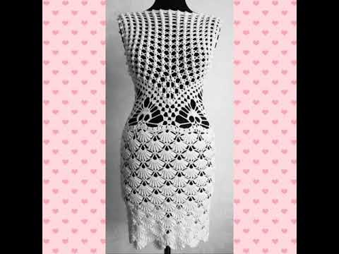 Crochet pattern! Fai anche tu questo vestito elegante con la schema inclusa, tutto per te