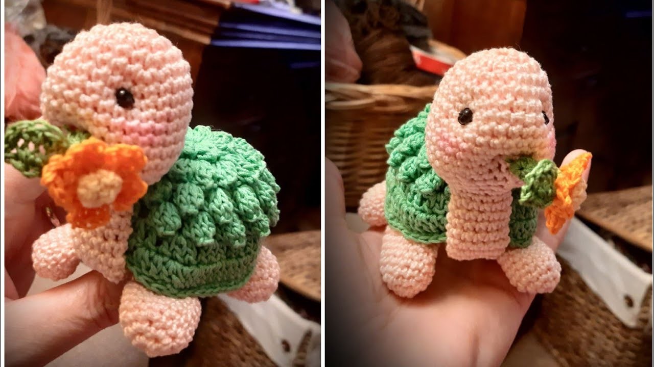 Crochet- Tutorial Tartaruga Fantasy (2ª  parte)