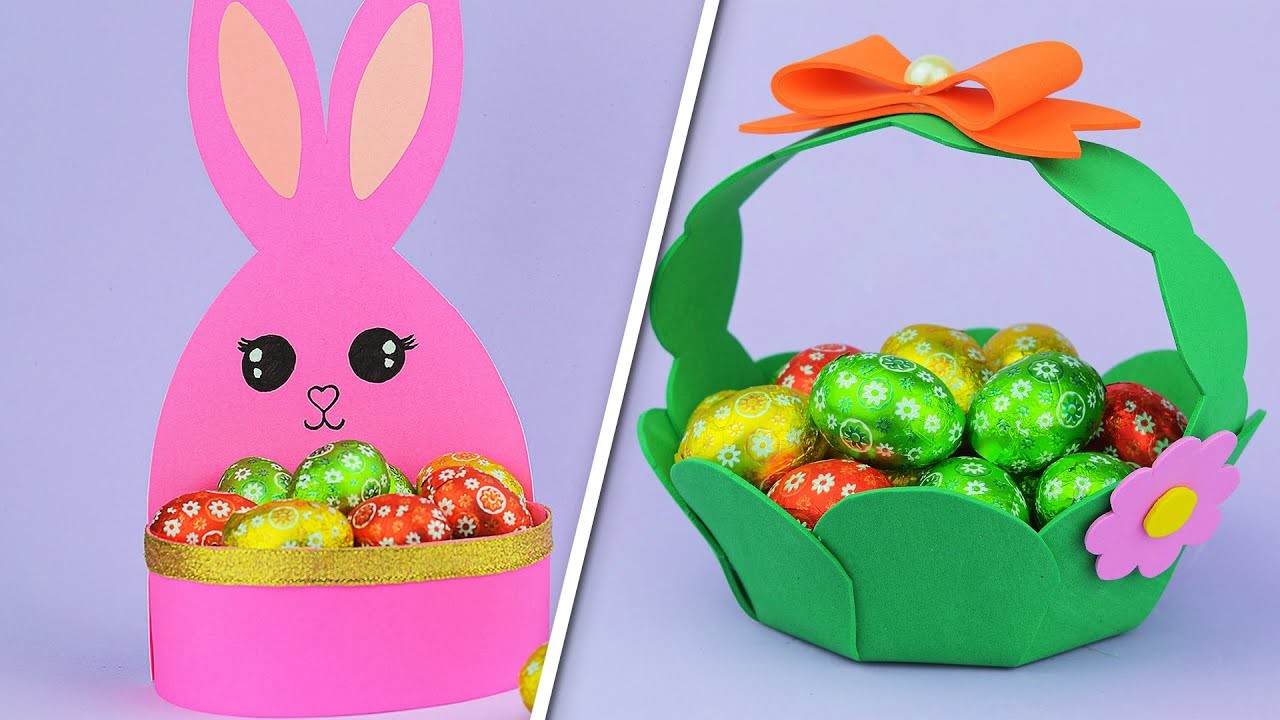 5 lavoretti per Pasqua fai da te | DIY Easy paper craft