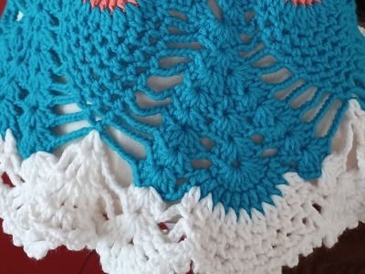 Capa para lampara tejida a Crochet  2. 2