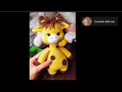 Crochet Giraffe Amigurumi free pattern | Crochet with me | A11