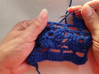 Punto calado a crochet