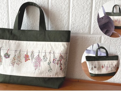 Sewing DIYbag トートバッグの作り方 　DIY包　saco de bricolage　Sac de bricolage　kendin yap çanta　กระเป๋าทำเอง　 가방