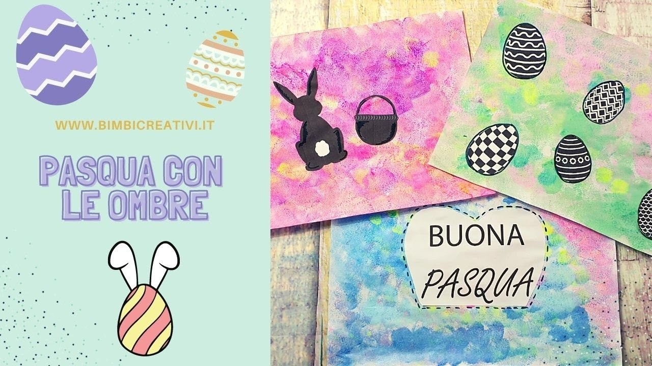 Lavoretti per Pasqua scuola infanzia e scuola primaria. Ombre