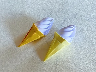 81. Origami ice cream 折纸冰淇淋