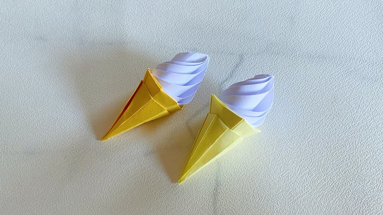 81. Origami ice cream 折纸冰淇淋