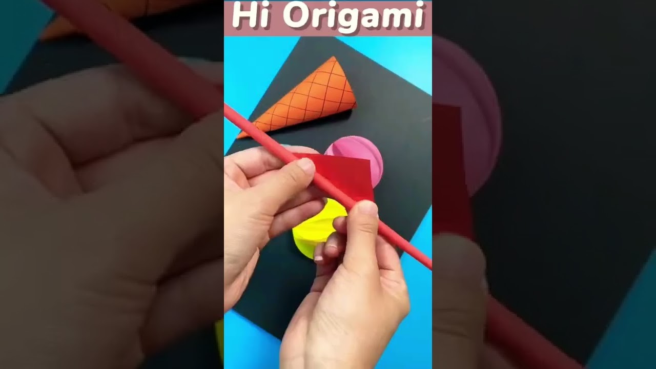Ice Cream Origami
