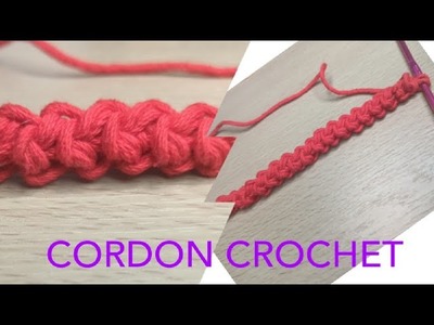 Punto crochet elegante tipo cordón  , # 5