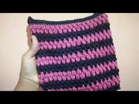 Bolso tejido a crochet