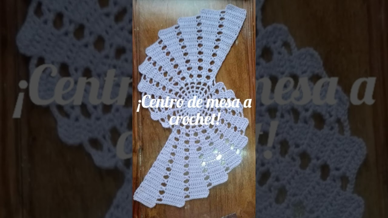 Centro de mesa o caminito de mesa a crochet!#500subs #shortvideo #mistejidosmoniferreoberti #500