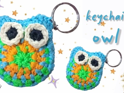 Tutorial crochet keychain owl
