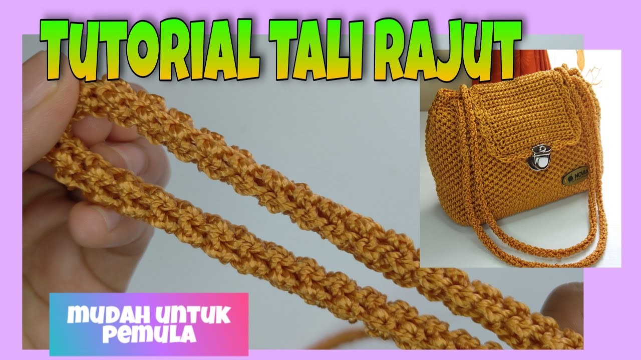 Tutorial || Merajut Tali || Crochet