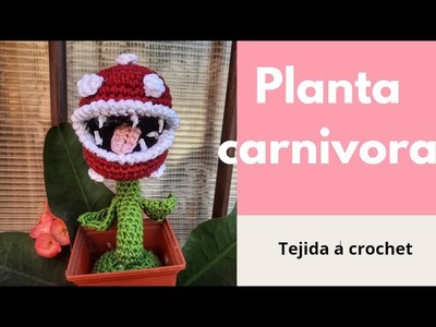 Planta Carnivora de Mario Broos tejida a crochet