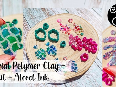 Tutorial Polymer Clay | Come Utilizzare Pasta Polimerica Effetto Opale, Stencil e Colori ad Alcool