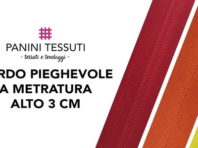 Realizza tutte le tue idee con il Bordo Pieghevole a Metratura Alto 3 cm!