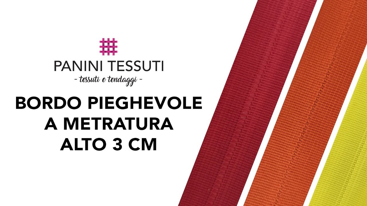 Realizza tutte le tue idee con il Bordo Pieghevole a Metratura Alto 3 cm!