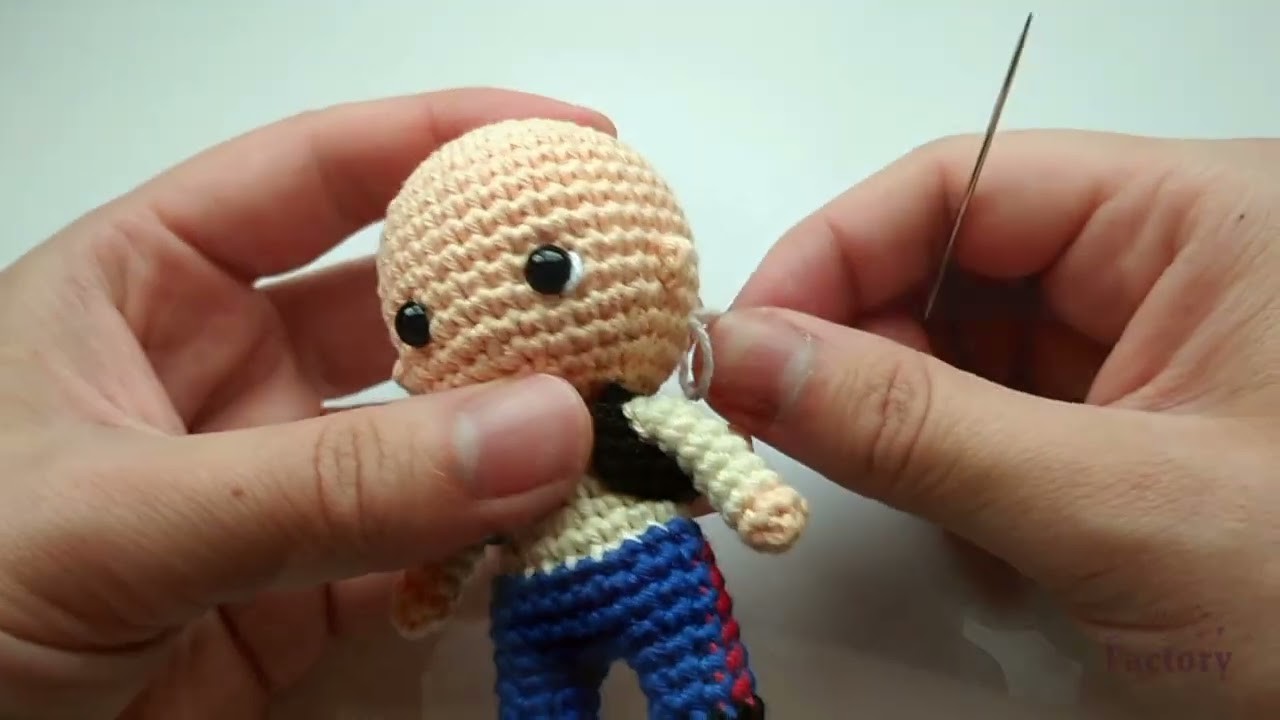 Armando a Han Solo Crochet tutorial gratis (free crochet pattern) parte 2