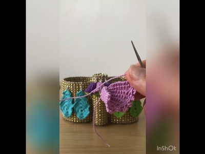 Cercei croșetați￼ - model clopoțel - ( Model II ) Orecchìni all’uncinetto ￼