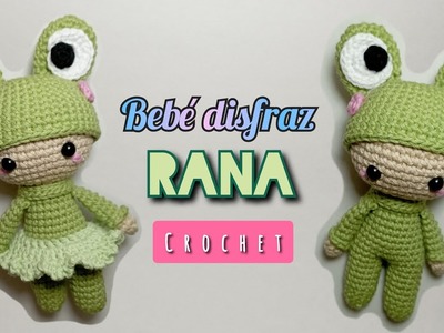 Bebé tejido a crochet RANA | Amigurumi | Crochet baby FROG costume