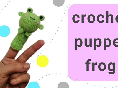 Crochet puppet frog (tiktok toys): free amigurumi pattern for beginners