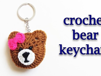 Crochet amigurumi Bear keychain | keychain amigurumi tutorial