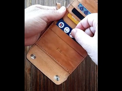 Leather wallet Cocco DIY portafogli in vera pelle handmade in Italy